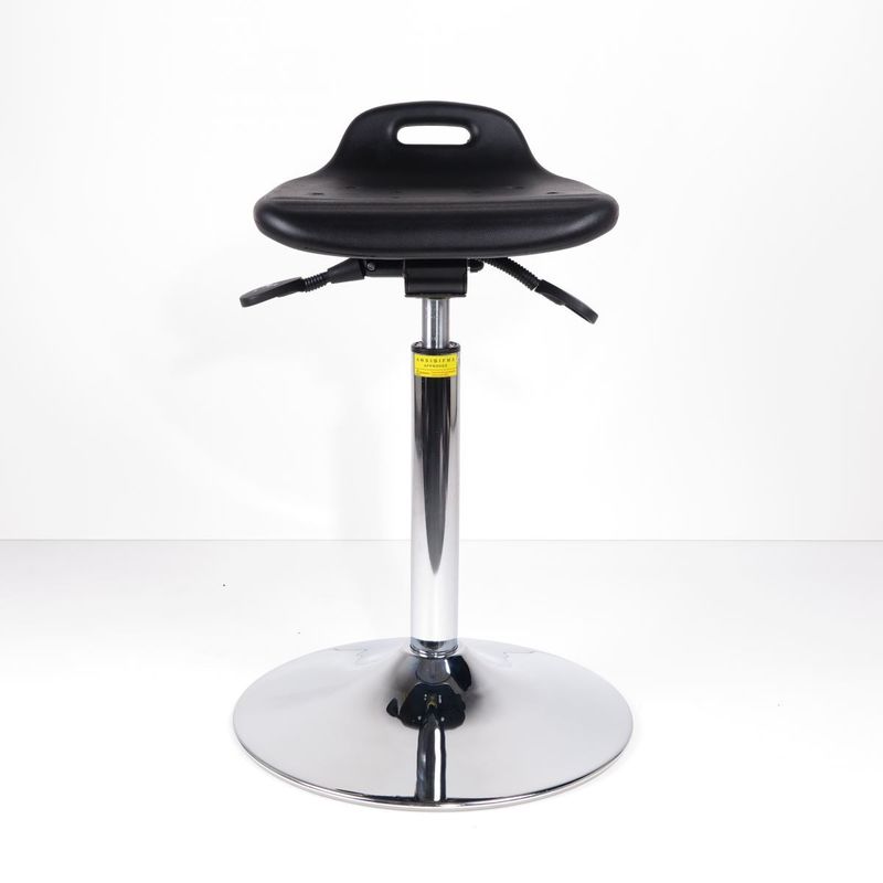 Staubfreier Stand-Schemel Polyurethan-Laborstuhl ESD Seat mit Kreisbasis fournisseur