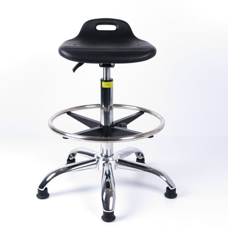 Hydraulische Höhen-verstellbare Schwenker ESD-Cleanroom-Stühle mit antistatischem Polyurethan Seat fournisseur