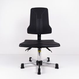 China Bequeme ergonomische ESD Stühle BIFMA X5.1 im schwarzen Polyurethan usine