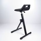 Schwarzes Polyurethan-Seat-Stand-Schemel-Fischgrätenmuster reparierter Fuß-Stützarbeits-Stuhl fournisseur