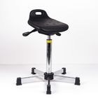 Industriell sitzen Sie Stand-Schemel-verstellbare Seat-Höhe mit schwarzer Sprühstahlbasis fournisseur