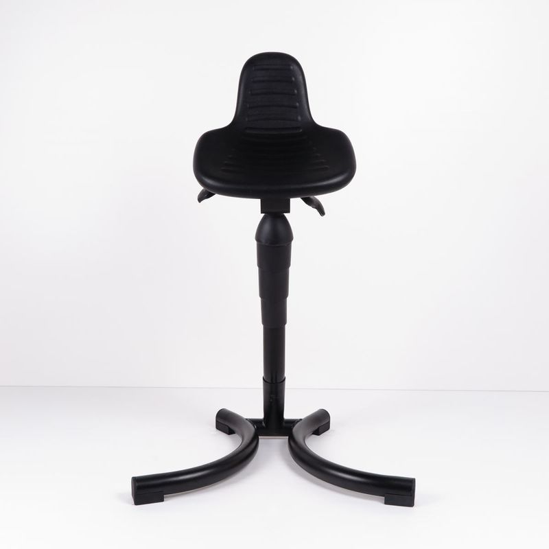 Polyurethan sitzt Stand-Schemel-Antihaltearbeit-Stuhl mit 4 geregelt Fuß fournisseur