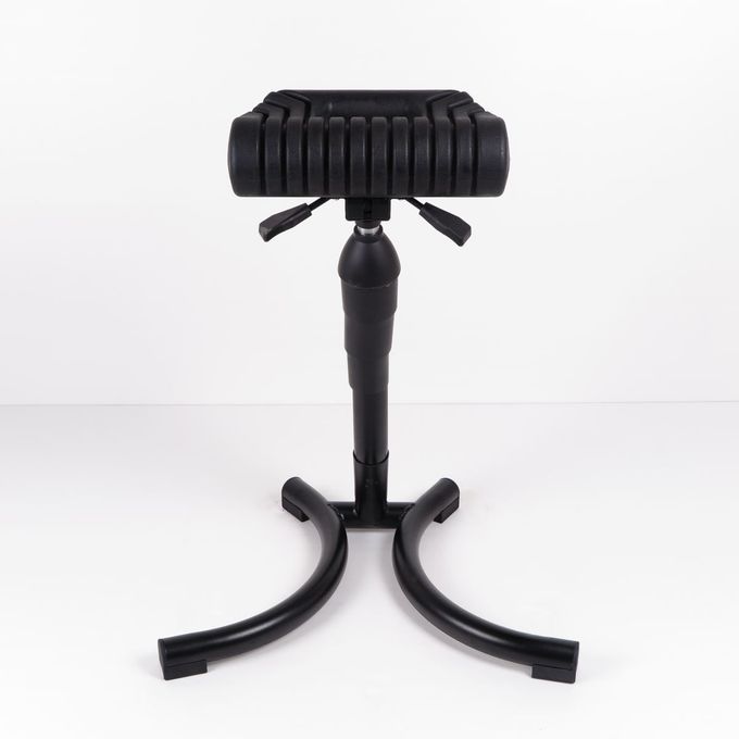 Schwarzer PU-Schaum Static-freier Seat-Stand-Schemel-verstellbare anhebende Stühle
